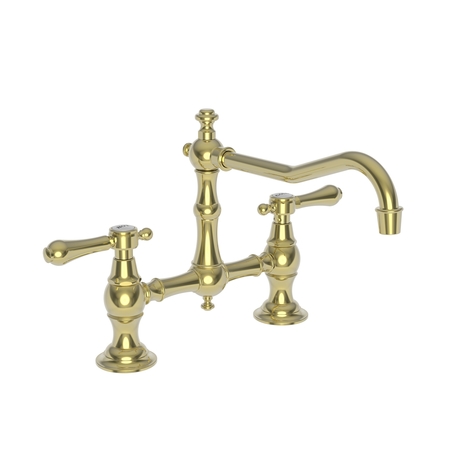 NEWPORT BRASS Kitchen Bridge Faucet in Polished Brass Uncoated (Living) 9461/03N